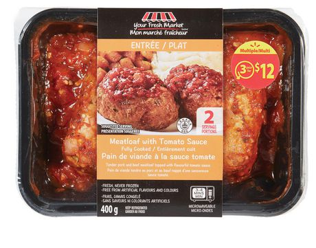 Your Fresh Market Meatloaf with Tomato Sauce | Walmart Canada