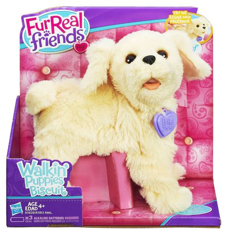 furreal friends walkin puppies biscuit toy plush