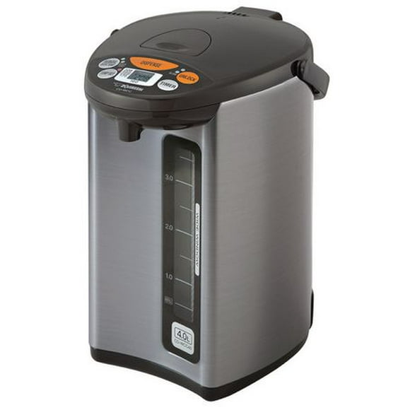 Zojirushi Micom Water Boiler & Warmer, 4 L,Silver Dark Brown