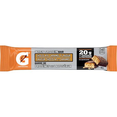 Gatorade Recovery Chocolat et caramel barre de proteines de lactoserum 80 g