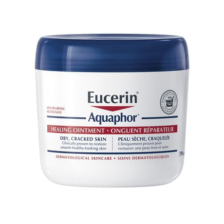 Eucerin Aquaphor Multi-purpose Healing Ointment for Extremely Dry and Cracked Skin, 396g Jar