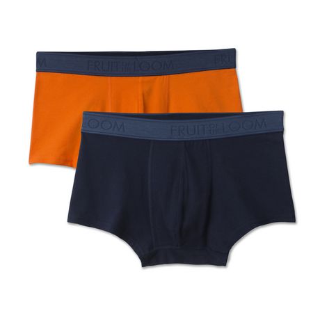Fruit of the Loom Stretch Cotton Low Rise Assorted Trunks - 2Pack ...