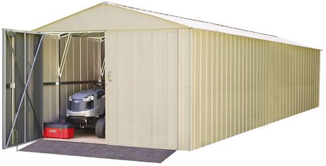 arrow commander eggshell steel storage shed walmart canada