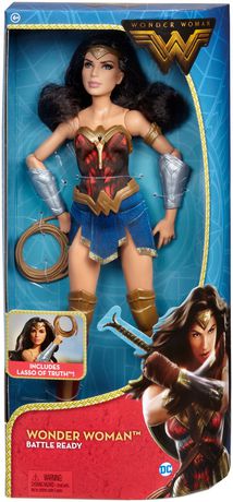 wonder woman battle ready doll