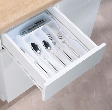 Rubbermaid Adjustable Cutlery Tray White Walmart Canada