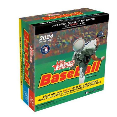 2024 Topps Heritage Baseball Factory Sealed Walmart Monster Box