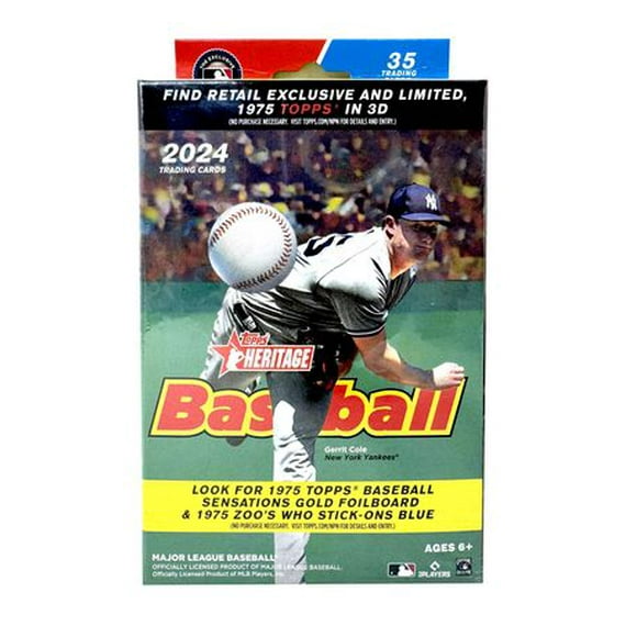 2024 Topps Heritage Baseball Hanger Box Trading Cards