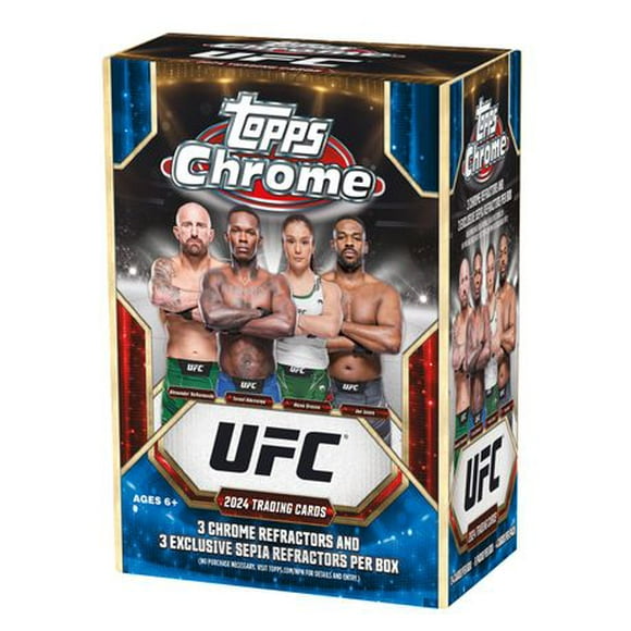 2024 Topps Chrome UFC Blaster Box Trading Cards