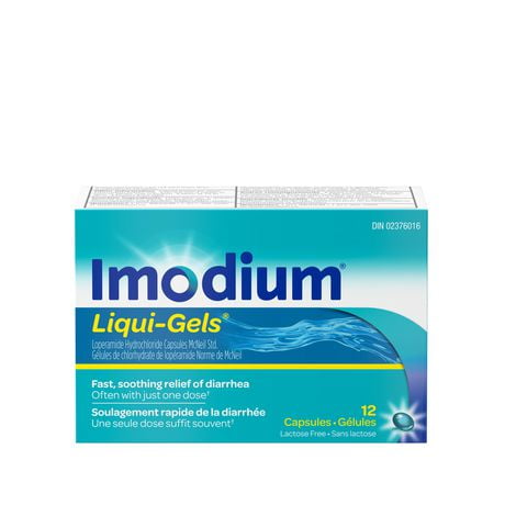 IMODIUM® LIQUI-GELS®, 12 gélules