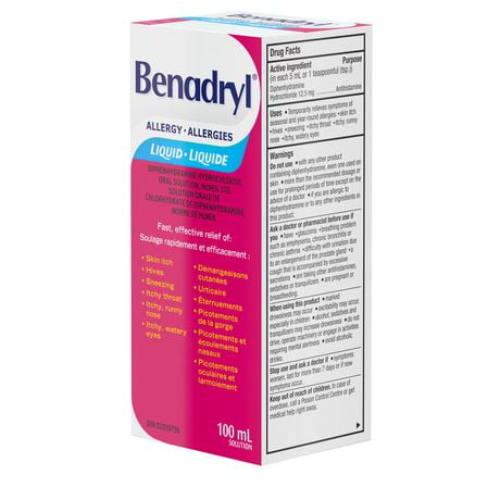 Benadryl® Elixir 100 ml at Walmart.ca