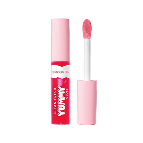 COVERGIRL Clean Fresh Yummy Gloss infused with Hyaluronic Acid and naturally-derived Antioxidants, clean, vegan and gluten-free, Hydrating lip gloss