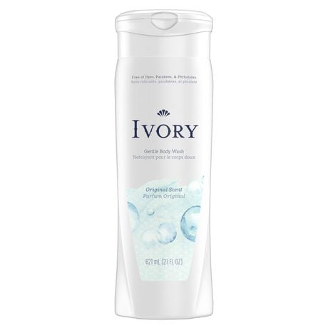 Ivory Mild & Gentle Body Wash, Original Scent, 621ML - Walmart.ca