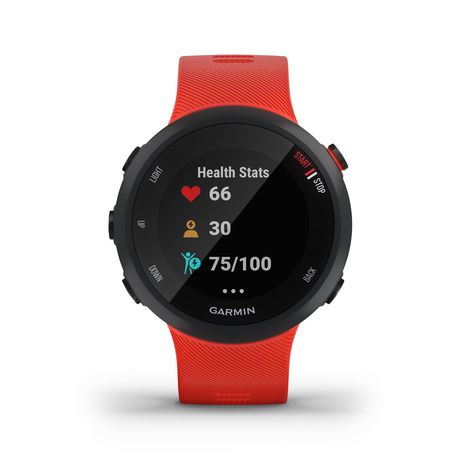 Garmin Forerunner 45 GPS Running Smartwatch and Fitness Tracker Large - Lava Red | Walmart Canada
