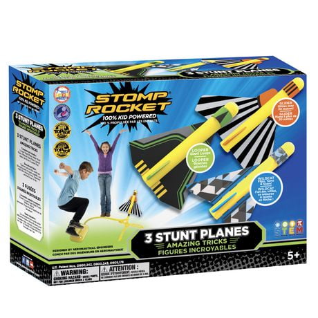 Stomp Rocket Stunt Planes, 3-Planes