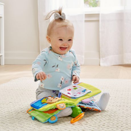 vtech peek & play baby book toy