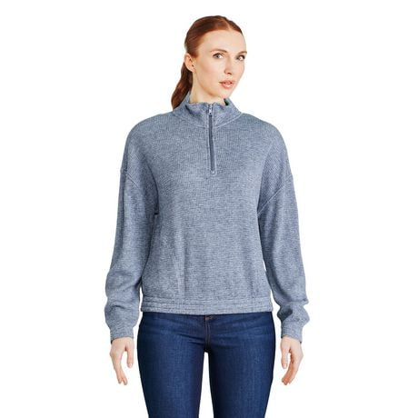 George Women's Half-Zip Popover, Sizes XS-XXL