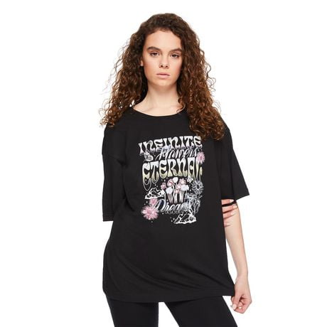 Black t shirt walmart best sale