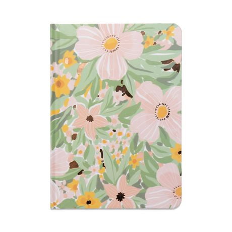 Think Ink Small Hard Bound Journal Flora, 5" x 7" <br>160 pages