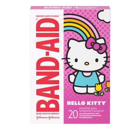 Band-Aid Kids Adhesive Bandages, Hello Kitty, 20 Assorted Bandages