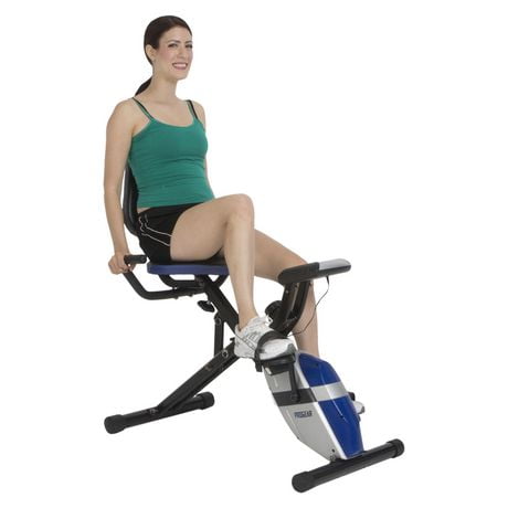 ProGear 190 Compact Recumbent Bike with Heart Pulse Sensors | Walmart ...