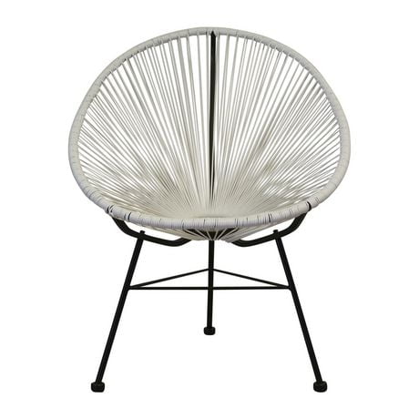 Plata Import - Acapulco Wire Chair for Kids in White color