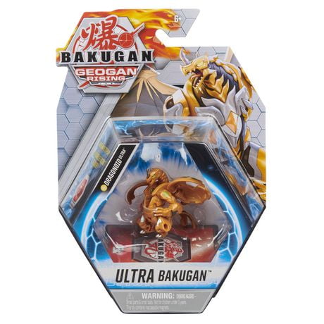 Bakugan Ultra, Dragonoid, 3-inch Tall Geogan Rising Collectible Action ...