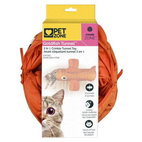Pet Zone Tunnel Froisse Pour Chat Poisson Rouge Walmart Canada