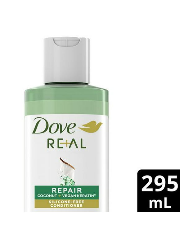 Dove REAL Coconut + Vegan Keratin™ Repair Conditioner, 295 ml Conditioner