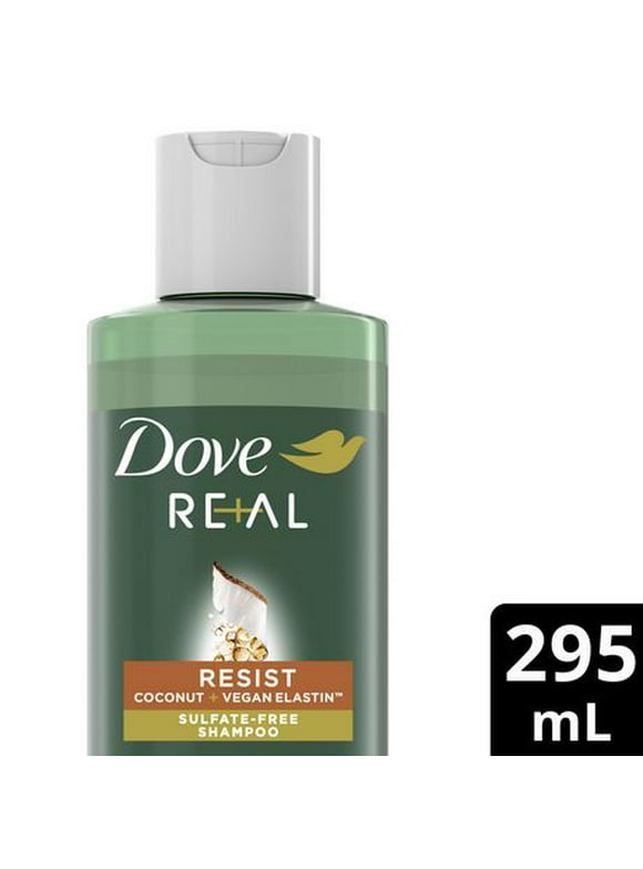 Dove REAL Coconut + Vegan Elastin™ Resist Shampoo, 295 ml Shampoo