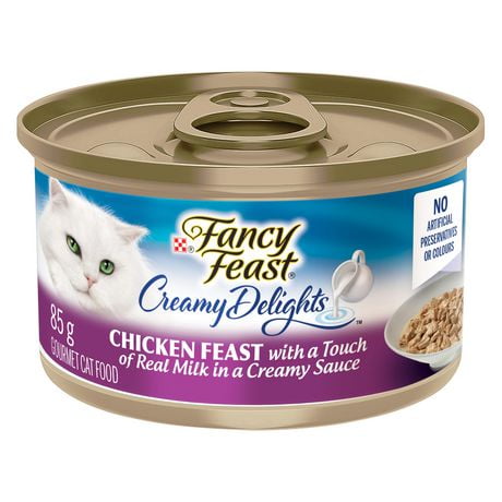 fancy feast creamy delights chicken feast in a creamy sauce