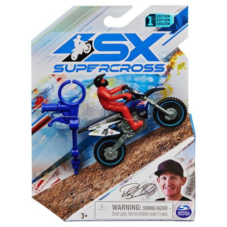 Supercross, Authentic Ricky Carmichael 1:24 Scale Die-Cast Motorcycle ...