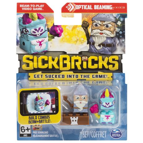 Sick Bricks Double Character Pack Double Rainbow Wizzy Beardall Walmart Canada - double rainbow roblox