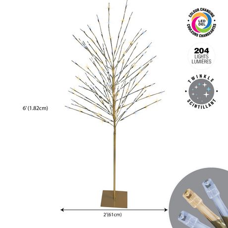 LED Lighted wire Tree | Walmart Canada