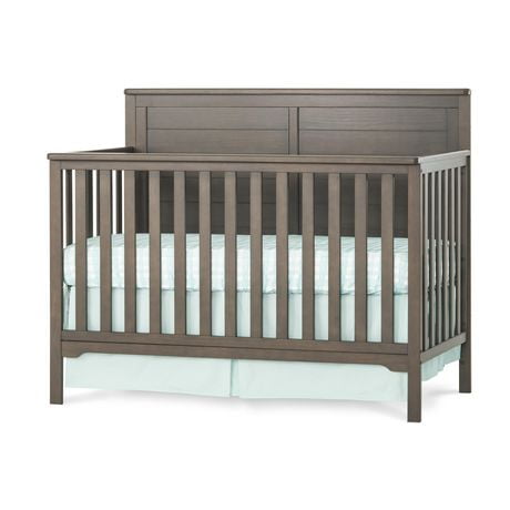 Forever Eclectic Wilmington 4-in-1 Convertible Flat Top Crib, Matte ...