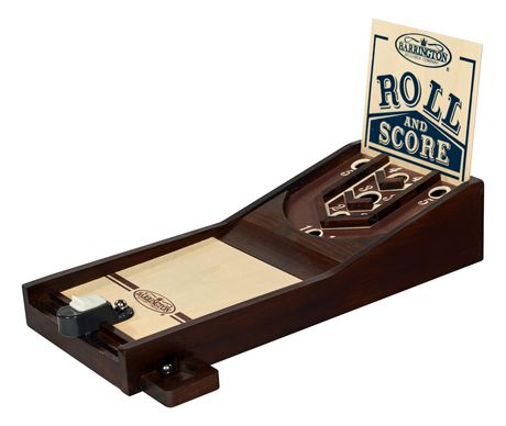 Barrington Tabletop Roll And Score Game Wood Grain