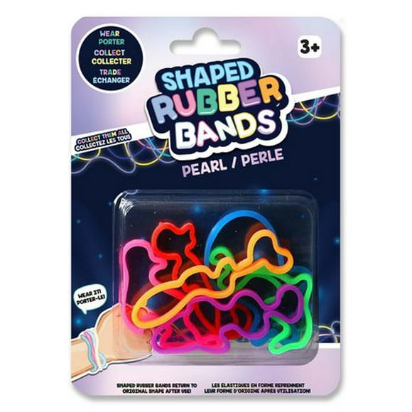 Shaped Rubber Bands 6 pack - Ocean Pearl