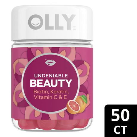 Supplément Gélifié Olly Pamplemousse Irésistible Beauté Indéniable 30 jours de supplément