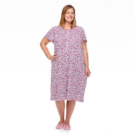 Penmans Plus Women's Flutter Sleeve Nightgown - Walmart.ca