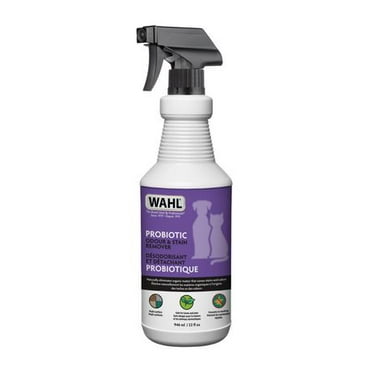 Wahl PROBIOTIC Pet Odour & Stain Remover, Naturally eliminates stains and odour