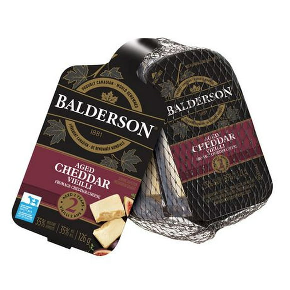Balderson Fromage Cheddar Royal Canadian  Portions Pqt de 6 6x21g, 126g