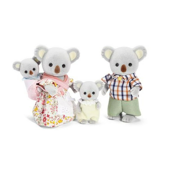 Calico Critters Outback Koala Family, Set of 4 Collectible Doll Figures