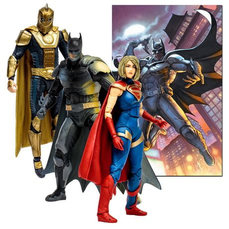 McFarlane Toys - DC MULTIVERSE 3PacK - INJUSTICE 2 - BATMAN, DR. FATE ...