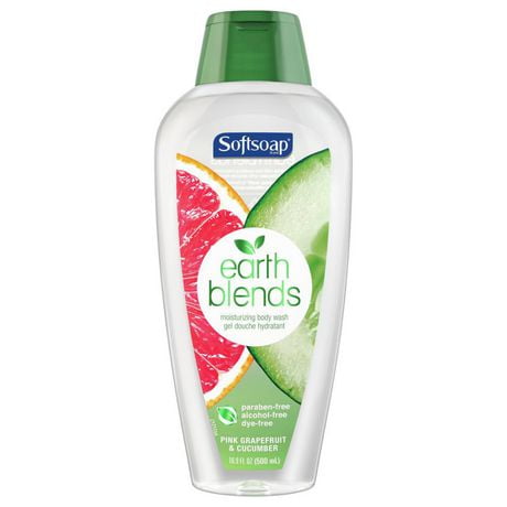 Softsoap Earth Blends Body Wash, Pink Grapefruit & Cucumber