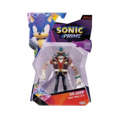 Figurine Sonic Prime de 5 pouces – Dr. Ego