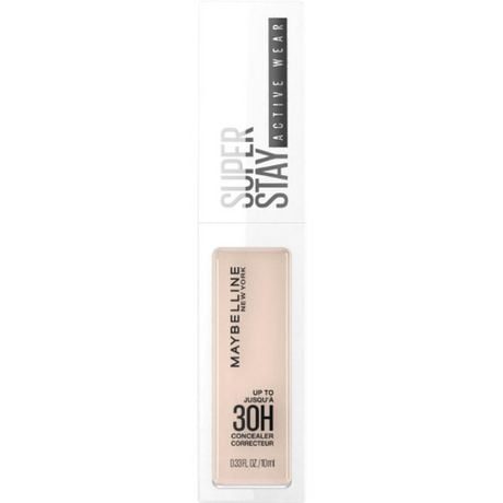 Maybelline New York Longwear Liquid Concealer, Up to 30HR Wear, Shade 01, 10 ml, Super Stay Concealer delivers up to 30H wear.