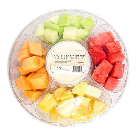 Large Fruit Tray With Dip, 1.8 kg