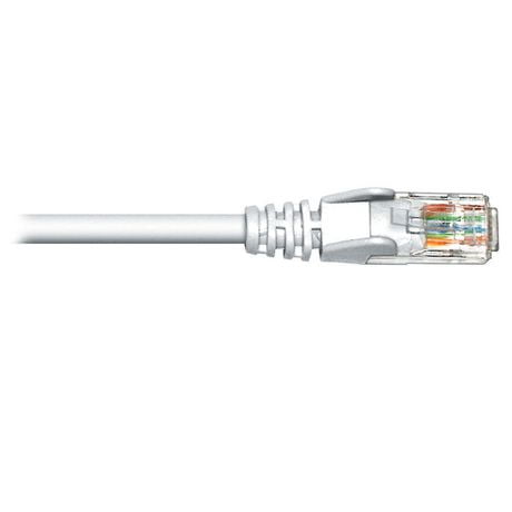 Cat6A Patch Cable, Solid - BC, 7 pieds Blanc
