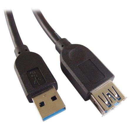 USB 3.0 AA Cable - MF, Black, 10ft - Walmart.ca