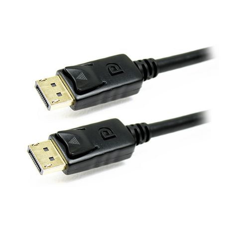 BlueDiamond Câble DisplayPort 4K Ultra HD 1.2 avec connecteurs mâles, calibre 28 AWG, conforme à la norme RoHS