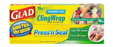 cling seal glad wrap press value pack food bags